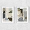 Richmond Diptych Narrow White Frame