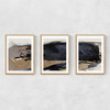 Snap Triptych Narrow Oak Frame