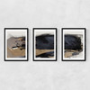 Snap Triptych Narrow Black Frame