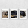 Snap Triptych Wide White Frame