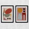 Savour & Taste Diptych Medium Black Frame