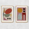 Savour & Taste Diptych Narrow Oak Frame