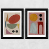 Savour & Taste Diptych Wide Black Frame