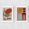Savour & Taste Diptych Narrow White Frame
