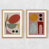 Savour & Taste Diptych Medium Oak Frame