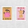 Fancy a Brew Diptych Unframed Print