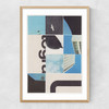 City In Pieces Narrow Oak Frame