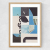 City In Pieces Medium Oak Frame