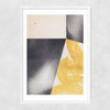 Number Five Narrow White Frame