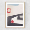 The Paused Game Narrow Oak Frame