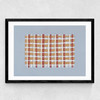 Woven Lines I Medium Black Frame