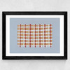 Woven Lines I Wide Black Frame