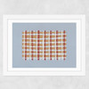 Woven Lines I Wide White Frame