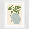 Parsley Plant Wide White Frame