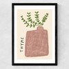 Thyme Plant Medium Black Frame