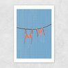 Bikini Washing Line Unframed Print