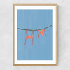 Bikini Washing Line Narrow Oak Frame