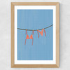 Bikini Washing Line Wide Oak Frame