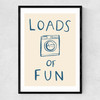 Loads Of Fun Narrow Black Frame