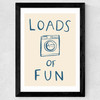 Loads Of Fun Wide Black Frame