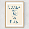 Loads Of Fun Medium Oak Frame