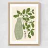 Mint Plant Medium Oak Frame