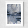 Blue II Medium White Frame