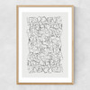 Statement Narrow Oak Frame
