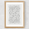 Statement Wide Oak Frame
