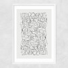 Statement Narrow White Frame