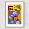 Breakfast In Italy Medium Oak Frame