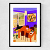 First Home Narrow Black Frame