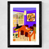 First Home Wide Black Frame