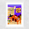 First Home Narrow White Frame