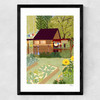 Veggie Garden Medium Black Frame