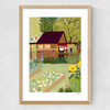 Veggie Garden Medium Oak Frame