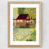 Veggie Garden Wide Oak Frame