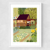 Veggie Garden Medium White Frame