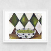 Mon Petit Pois Medium White Frame