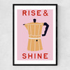 Rise & Shine Narrow Black Frame