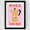 Rise & Shine Wide Black Frame