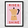 Rise & Shine Medium Black Frame