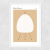 AKARI 1A 1951 Narrow White Frame