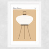AKARI 9A 1951 Wide White Frame
