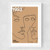 1953 Cocteau Medium White Frame