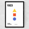 1923 Kandinsky Medium Black Frame