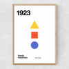 1923 Kandinsky Narrow Oak Frame