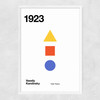 1923 Kandinsky Narrow White Frame