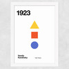 1923 Kandinsky Wide White Frame