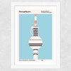 Fernsehturm Berlin Wide White Frame